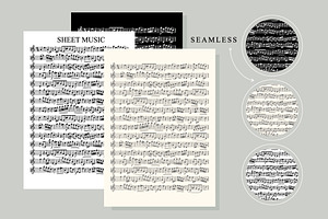 Note. Sheet Music. Patterns