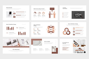 Lonoa Brown Pitch Deck Google Slides