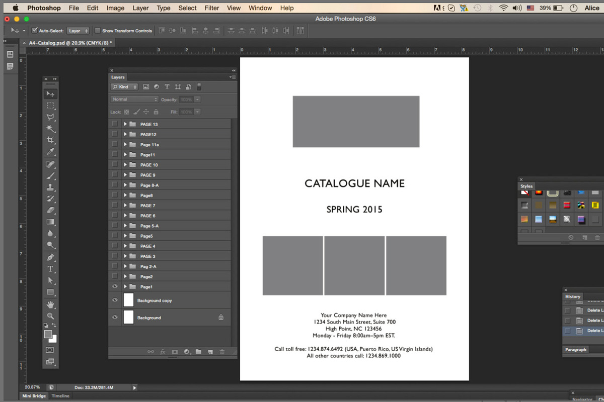 Wholesale Catalog template id01, a Magazine Template by AIW SOLUTIONS (Photo 5 of 8)