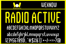 Radio Active font