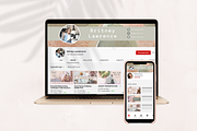 YouTube Channel Art Template, a Social Media Template by Tegefeldt Design (Thumbnail 2 of 7)
