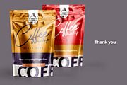 Coffee Stand Up Pouch Zipper, a Cups & Container Mockup by bunebx (Thumbnail 5 of 5)