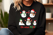 Christmas Snowman Png Funny Xmas Png, an Illustration by Rose Art (Thumbnail 4 of 5)