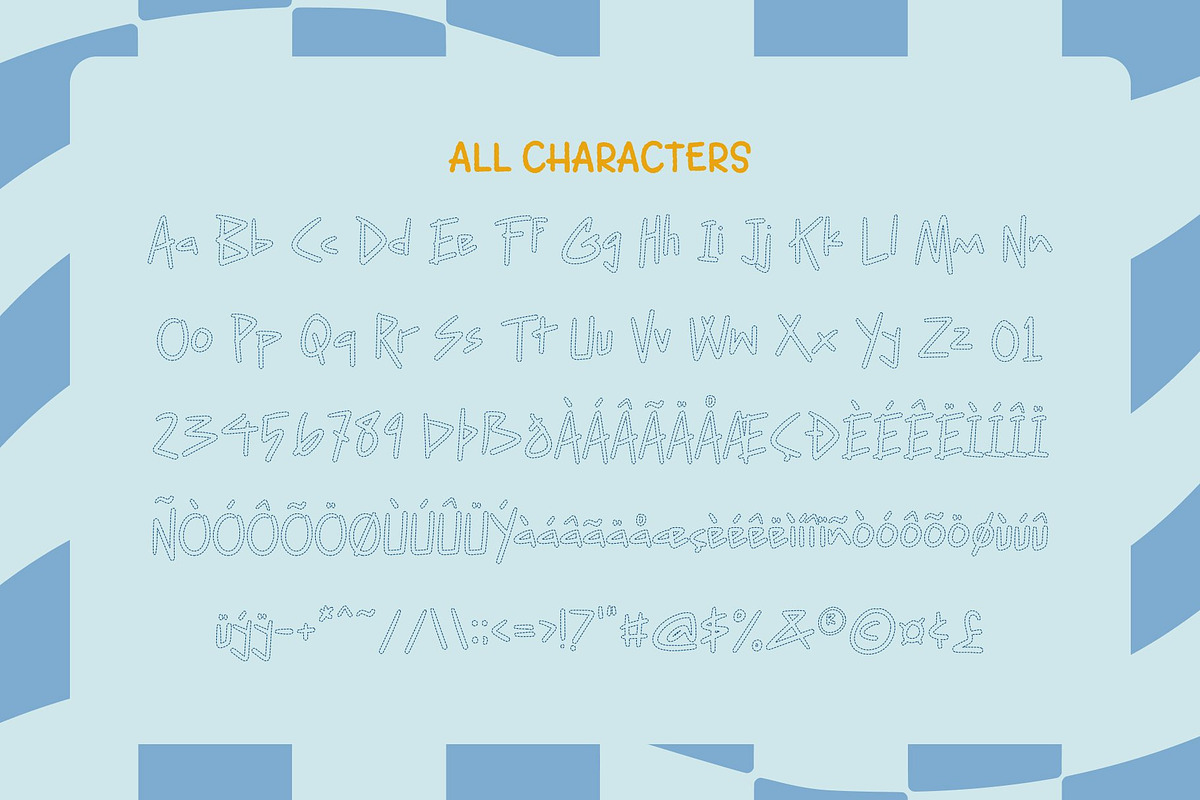 CS Gesture Dashed, a Handwritten Font by Craft Supply Co. (Photo 8 of 8)