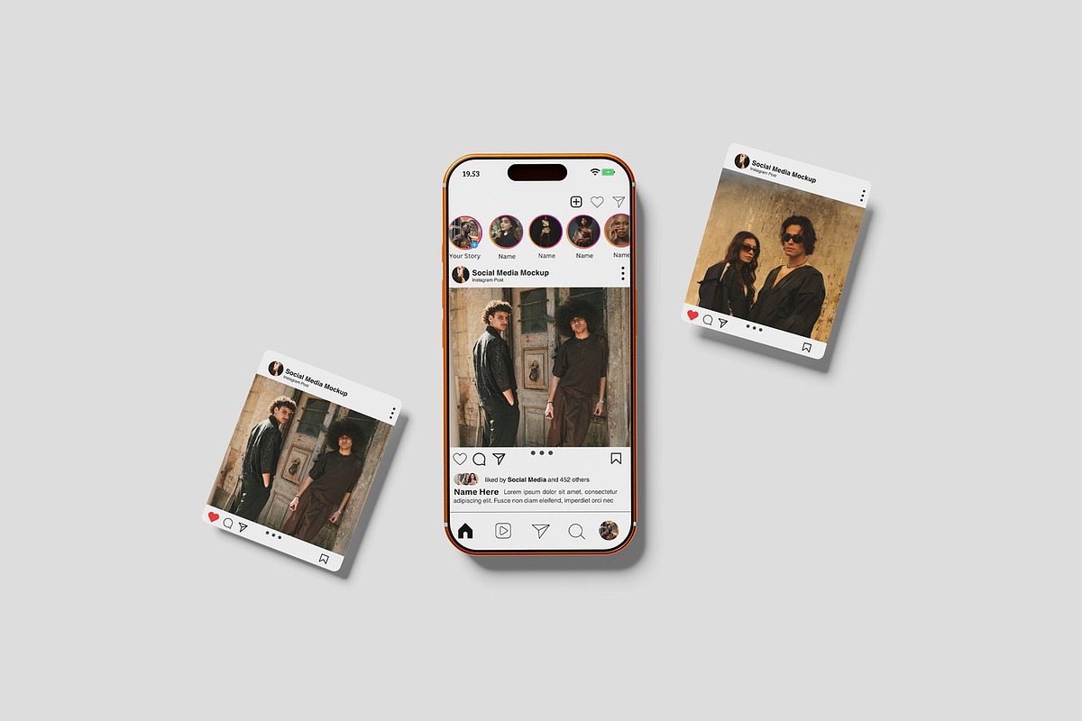 Social Media Mockup, an iPhone Mockup by seramoe (Photo 5 of 5)