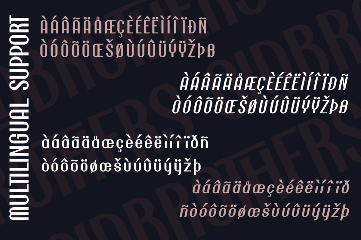 Oldbrothers Condense Sans, a Sans Serif Font by Haksen (Photo 2 of 12)