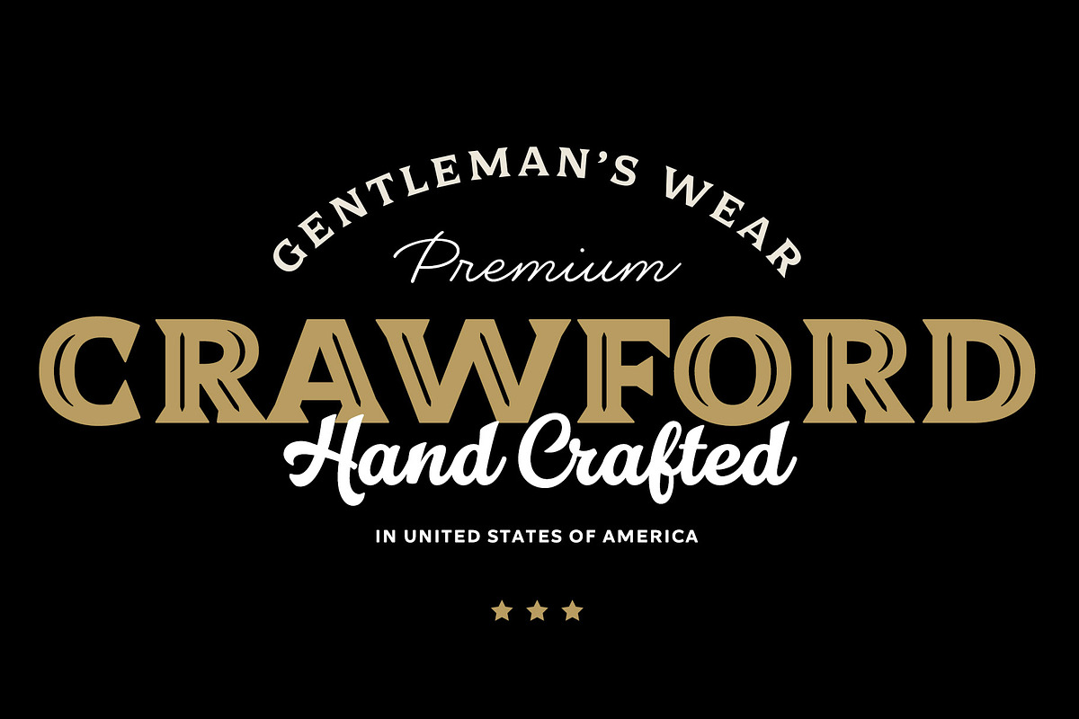Dallas Print Shop Font Bundle preview 4