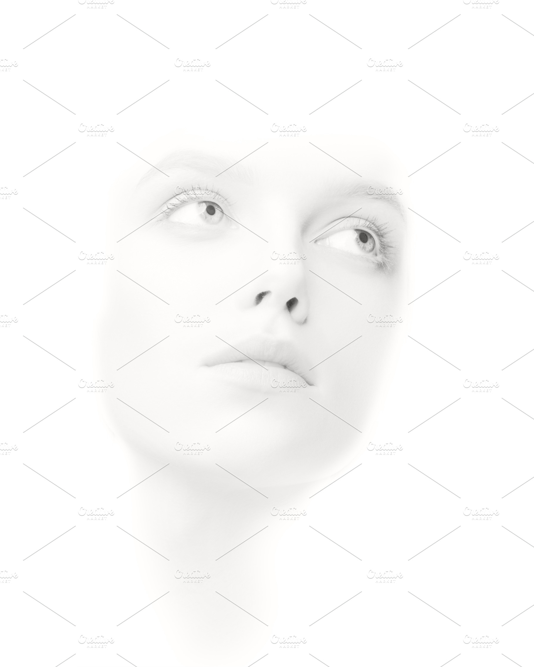Low contrast black and white, a Person Photo by sport&beauty stock photo
