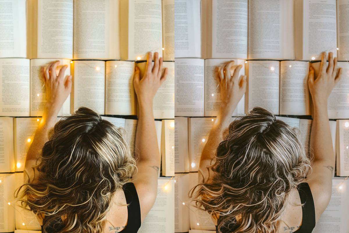 MOODY BOOKSTAGRAM LIGHTROOM PRESETS, an Action Add-On by Emma Kate Creative (Photo 5 of 10)