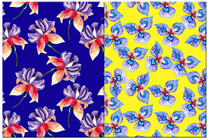 Tropical Flowers Patterns