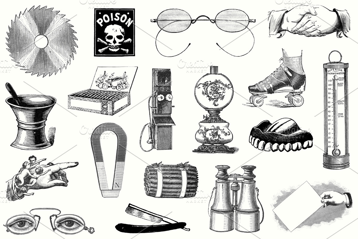 Electrotype Stock Cuts, an Animal Illustration by Blue Line Design (Photo 2 of 19)