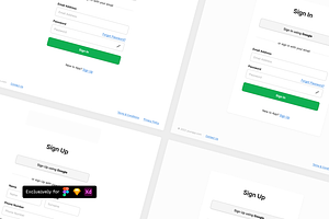 Login / Register Page - Web UI, a Templates & Theme by Petr Bilek