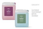 Transparent jug mockup, a Packaging Mockup by Smarty Mockups (Thumbnail 3 of 5)