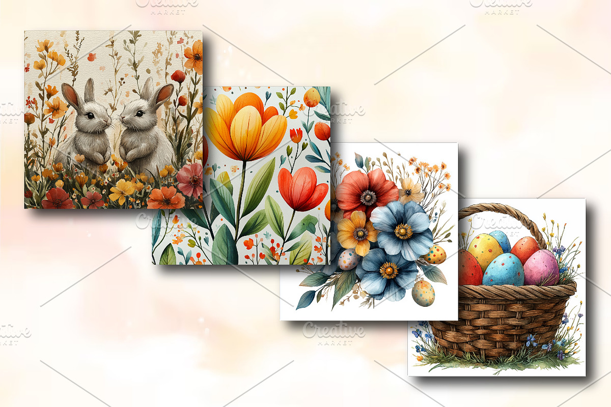 Nature Inspired Easter Papers, a Background Photo by RobertsArt (Photo 4 of 5)