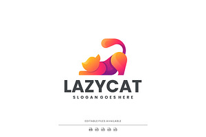 Gradient Modern Cat Logo Design, a Branding & Logo Template by Artnivora.Std