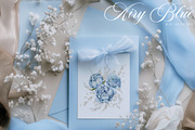 Airy Blue Watercolor Collection, an Object Graphic by Kaleriia (Thumbnail 13 of 13)