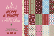 Vector Christmas Graphics & Patterns, a Pattern Graphic by venimo (Thumbnail 1 of 12)