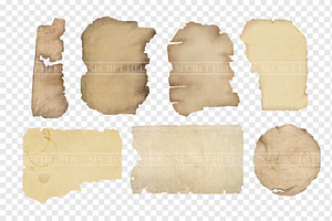 Torn Paper Parchment Clipart