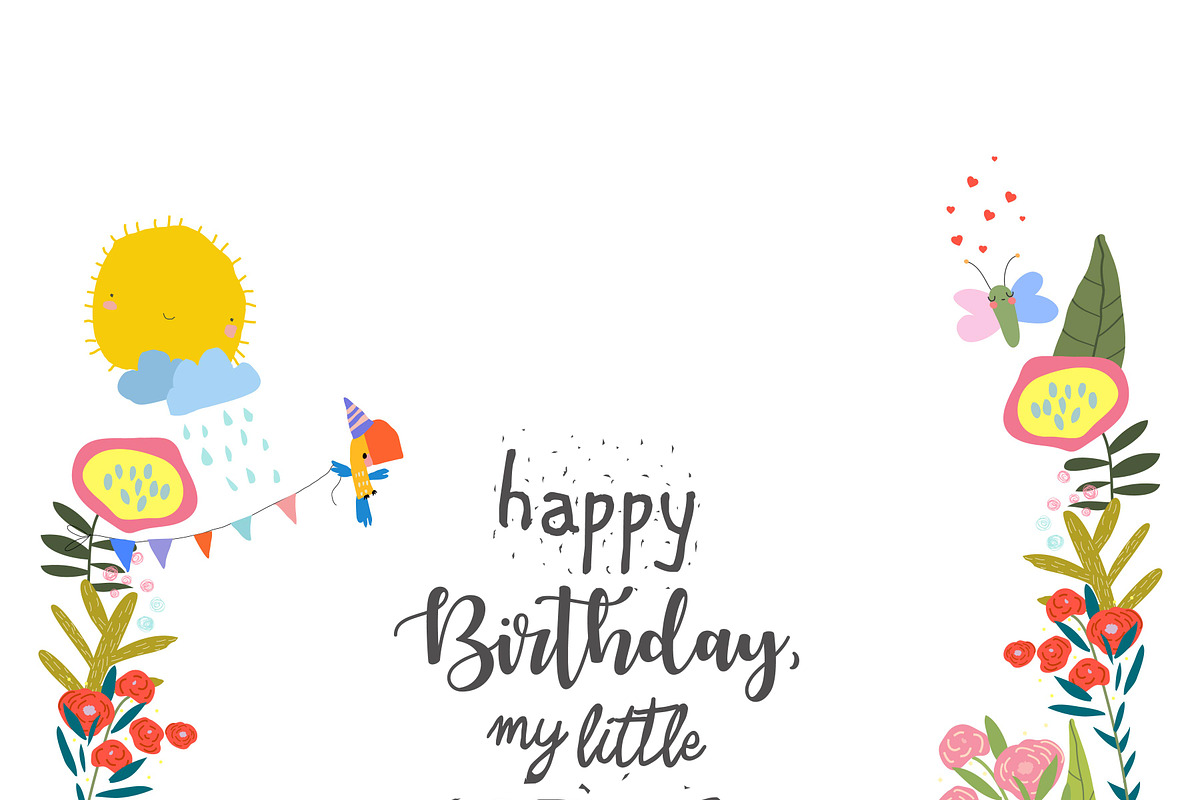 Deer and Mouse Celebrating Birthday, an Animal Illustration by Maria Starus (Photo 1 of 3)