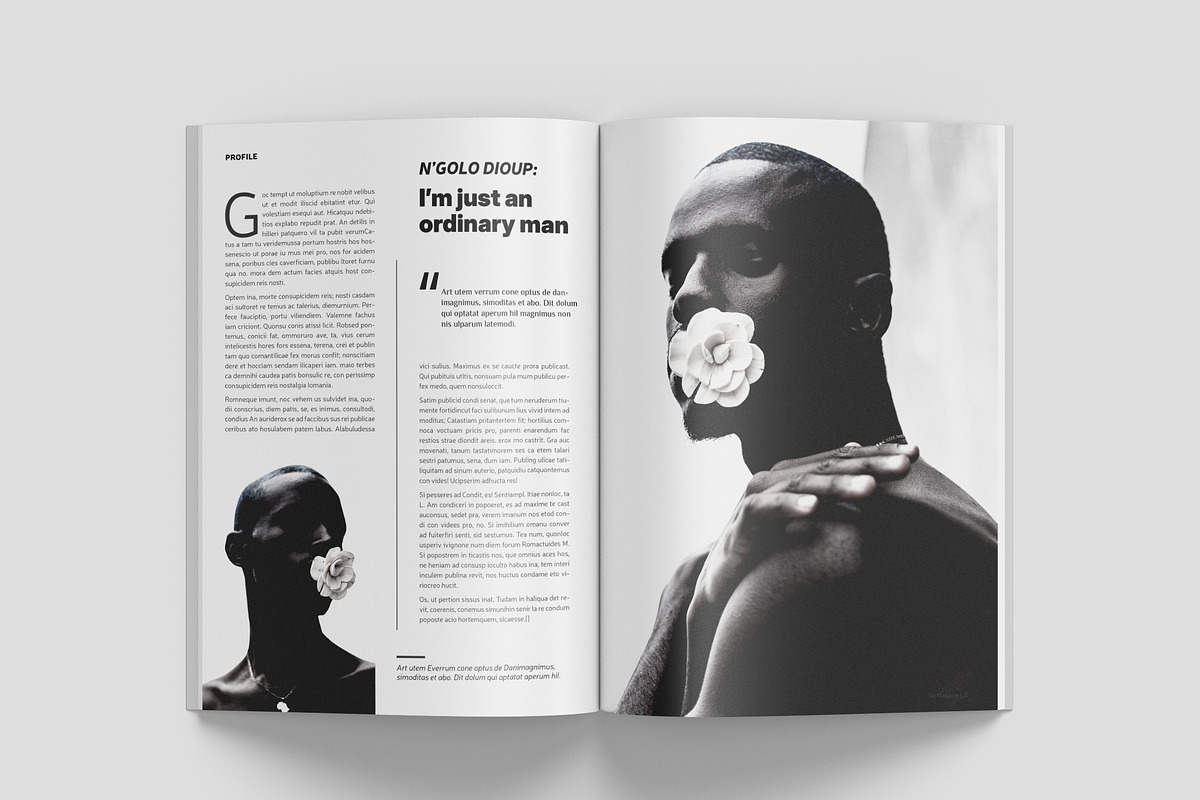 Simple Magazine Template, a Magazine Template by Bookrak Graphic Design (Photo 16 of 17)