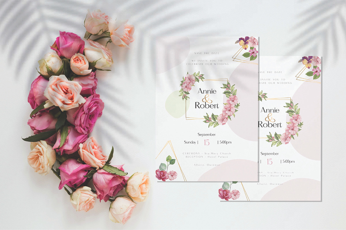 Beautiful wedding invitation card, an Invitation Template by Workhu (Photo 3 of 3)