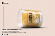 Scented Candle Mockup, an Advertising Mockup by Xtrahive (Thumbnail 1 of 2)