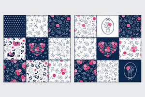 Seamless Floral Patterns