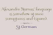 St.Germain. Beautiful serif font, a Serif Font by LostandFoundry (Thumbnail 2 of 7)