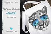 Leopard / Summer Time, an Animal Illustration by Victoria_Novak (Thumbnail 3 of 3)