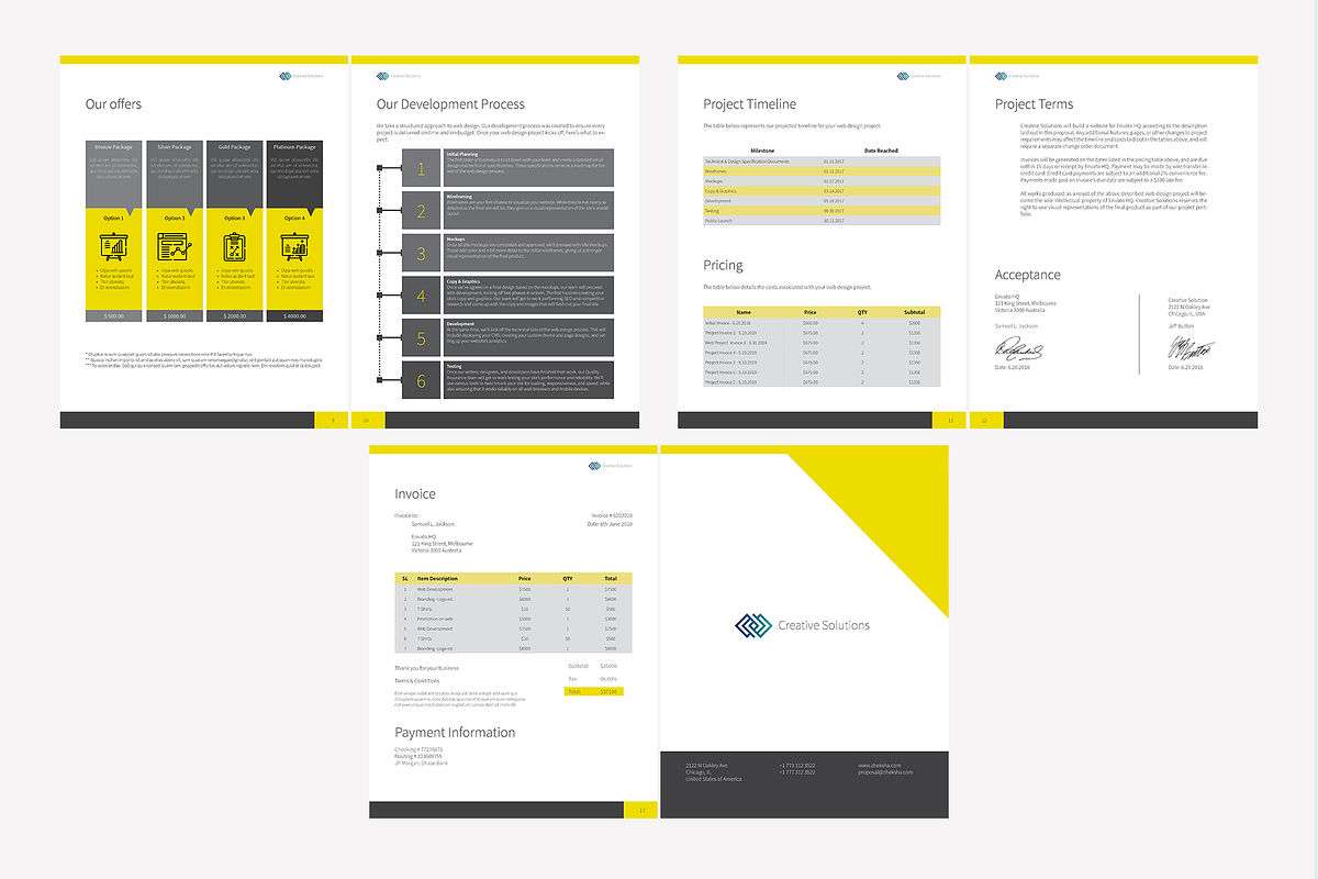 Business Proposal Brochure, a Brochure Template by zheksha (Photo 4 of 4)