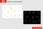 Kintsugi gold crack design, patterns, a Texture Illustration by Sopelkin (Thumbnail 2 of 7)