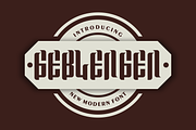 Geblengen font, a Serif Font by VectorCraft (Thumbnail 1 of 4)