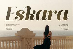 Eskara - Elegant Italic Serif Font