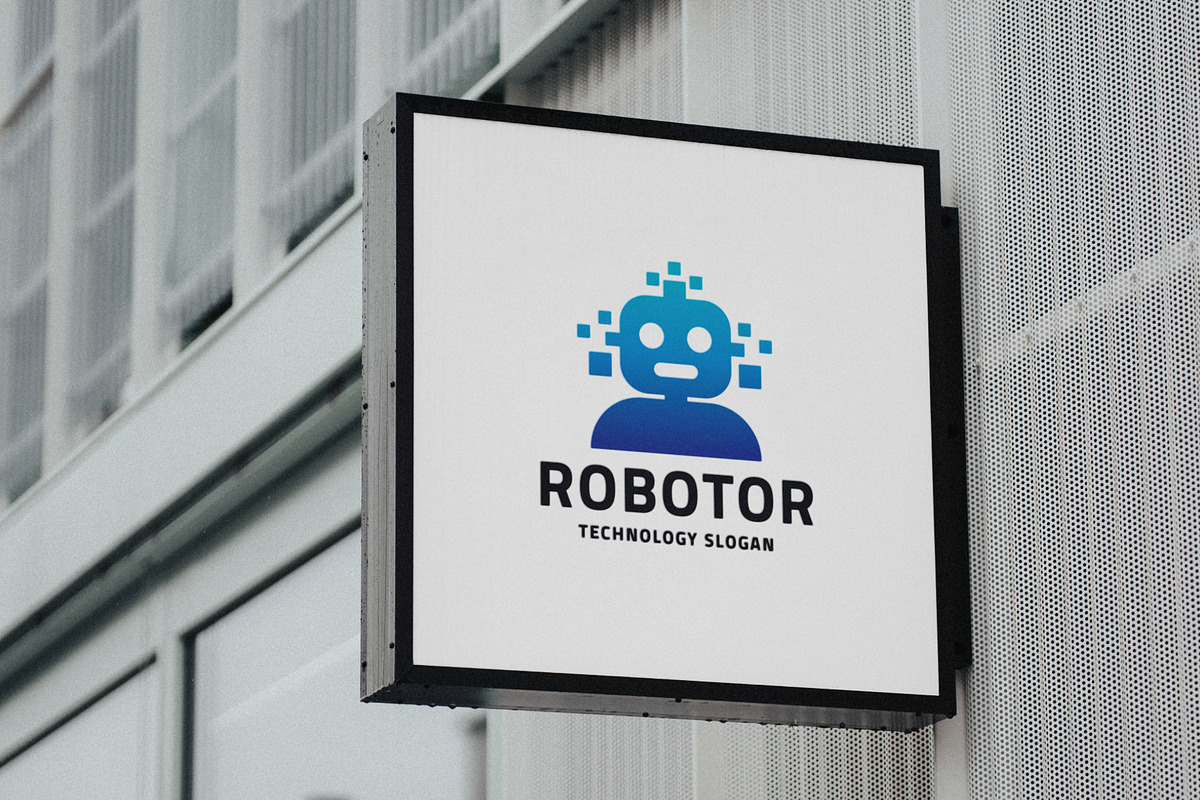 Robotor Ai System Logo, a Branding & Logo Template by Design_Planet (Photo 3 of 3)