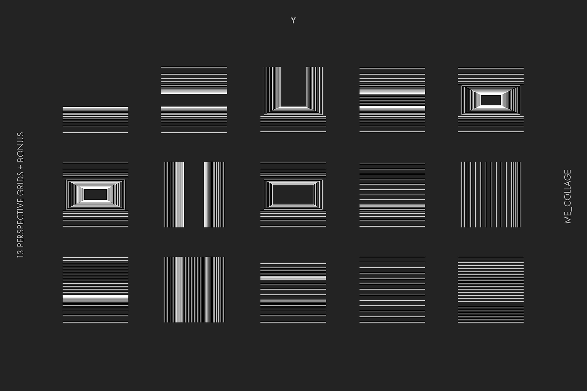 Vector Perspective Grids, an Object Graphic by ME_COLLAGE (Photo 9 of 14)