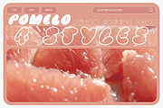Pomelo - Y2K Font, a Font by saintricchi (Thumbnail 1 of 6)