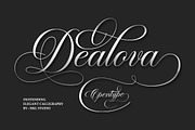 Dealova, a Script Font by HKL Studio (Thumbnail 11 of 11)