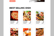 Restaurant Landing Page, an UI Kit Template by CreativeShaper (Thumbnail 4 of 5)