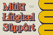 Gamilia 3D, a Serif Font by Craft Supply Co. (Thumbnail 4 of 8)