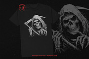 10 Bundle Dark Art Grim Reaper Skull, an Illustration by Morspective (Thumbnail 2 of 7)