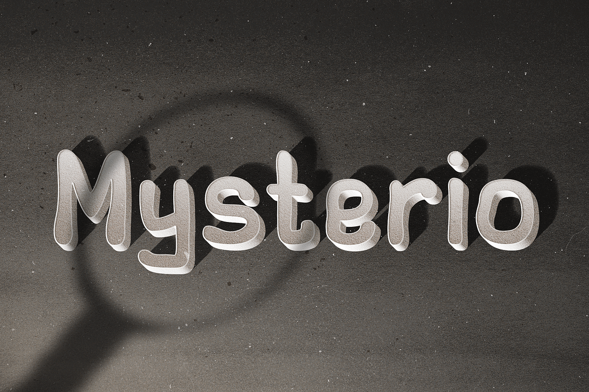 Mysterio – Comic Display Font, a Sans Serif Font by Pinisi ART (Photo 1 of 10)