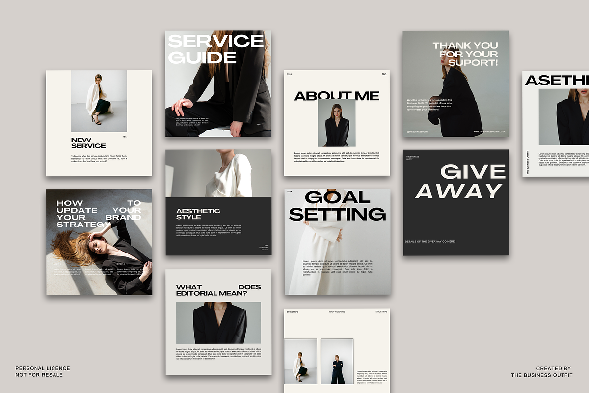 CANVA: Bold Vol 2 Instagram Posts, a Social Media Template by thebusinessoutfit (Photo 15 of 17)