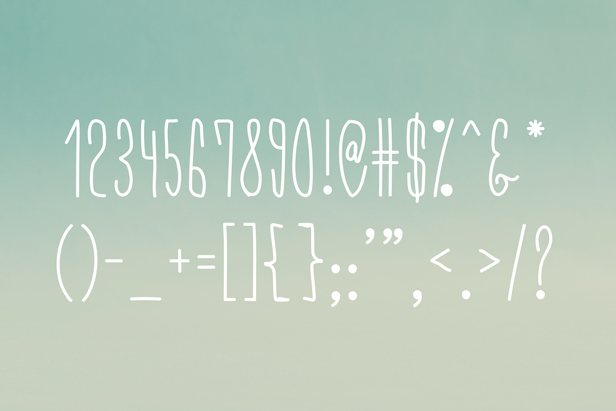 Funky - Tall & Skinny Typeface preview 4