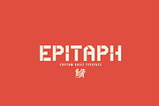 Epitaph, a Slab Serif Font by Hydro74 (Thumbnail 1 of 5)