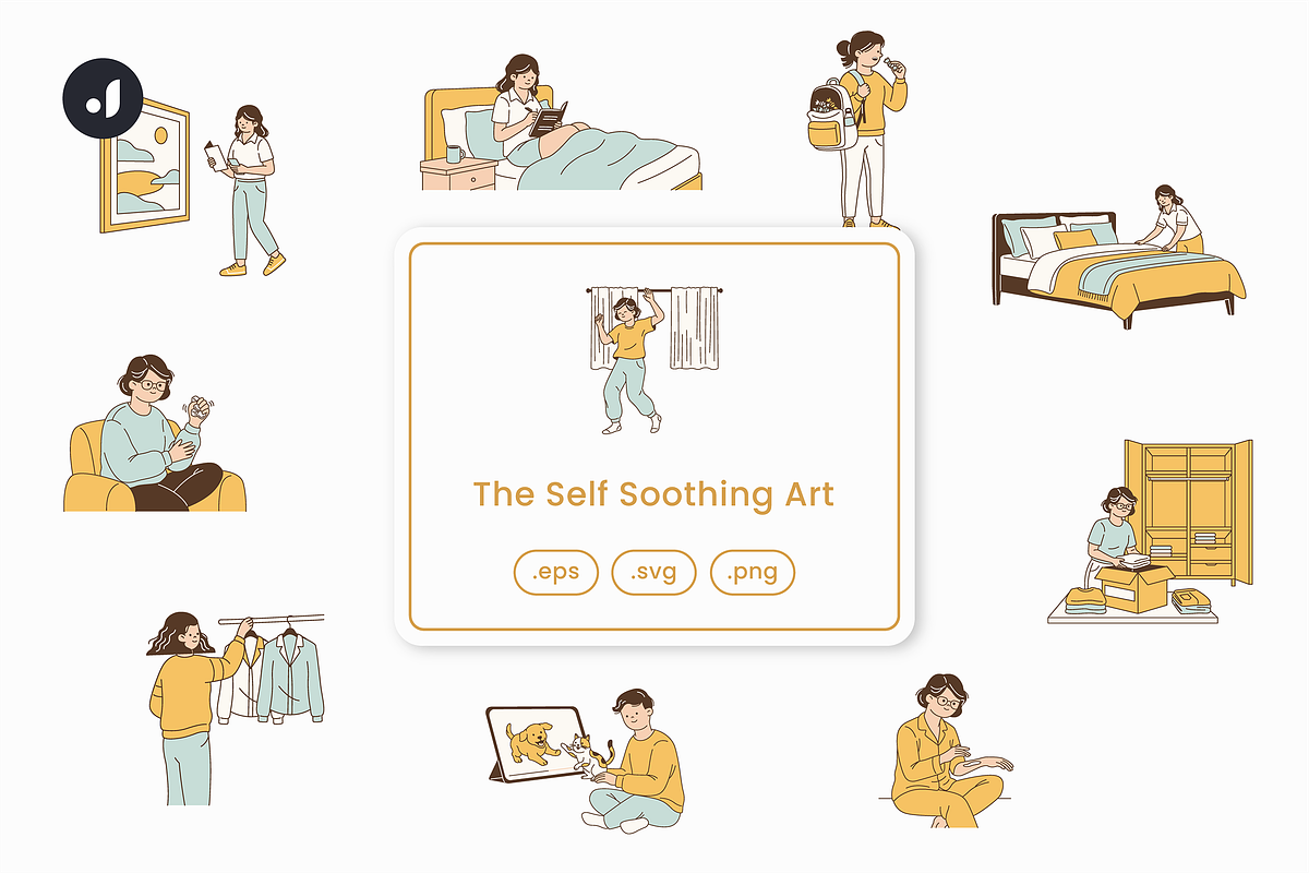 The Self Soothing Art Illustration, an Object Graphic by Jump Studio (Photo 1 of 12)