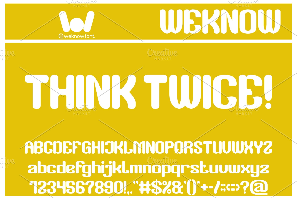 Thinker Mind font, a Font by weknow (Photo 2 of 8)