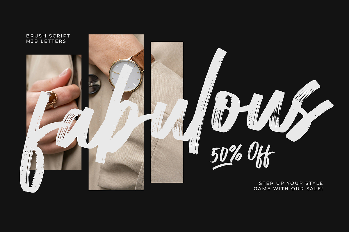 Humbelline - Brush Font, a Handwritten Font by MJB Letters (Photo 5 of 11)