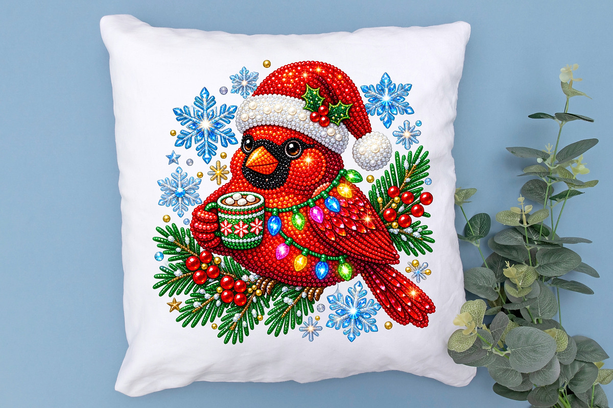 Red Bird Christmas Cardinal PNG, an Object Graphic by Zahyl Studio (Photo 7 of 7)