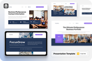 Business Multipurpose Google Slide, a Presentation Template by SquidPixey