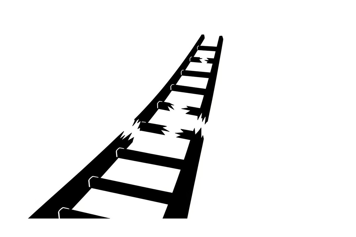 50 Broken Ladder Silhouette Bundle, an Illustration by Designs_River (Photo 4 of 51)